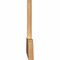 Ekena Millwork Portland Timber Gable Bracket, Western Red Cedar, 108"W x 18"H x 1 1/2"D x 5 1/2"F, 4/12 Pitch GBW108X18X0206POR00SWR - alternate 2